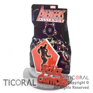 ADORNO AVENGERS GOMA EVA FELIZ CUMPLEA�OS X1